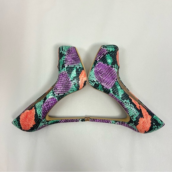 Steven Madden Nala Snake Print Platform Size 8.5 - Picture 4 of 11